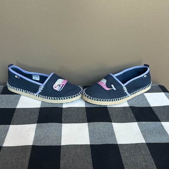 Vineyard Vines x Sperry SkySail Espadrille slip on shoes Girl’s 13 - Picture 3 of 7